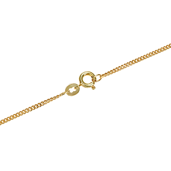 Collierkette, 14K, Gelbgold, Panzer-