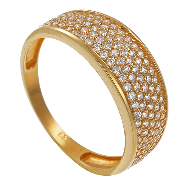 Ring, 8K, Gelbgold, Zirkonia
