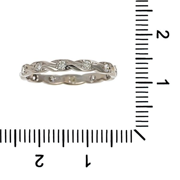 Brillantring, 14K, Weißgold