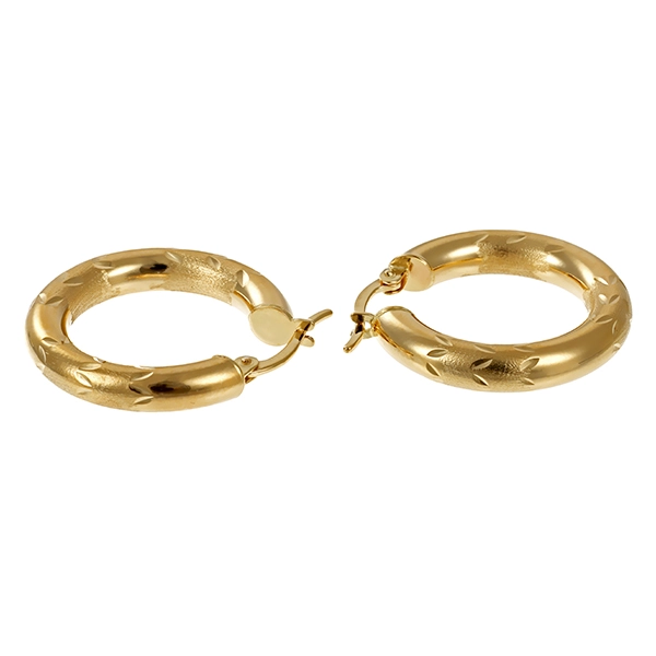 Creolen, 14K, Gelbgold