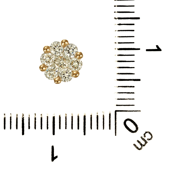 Anhänger, 14K, Gelbgold, Brillanten