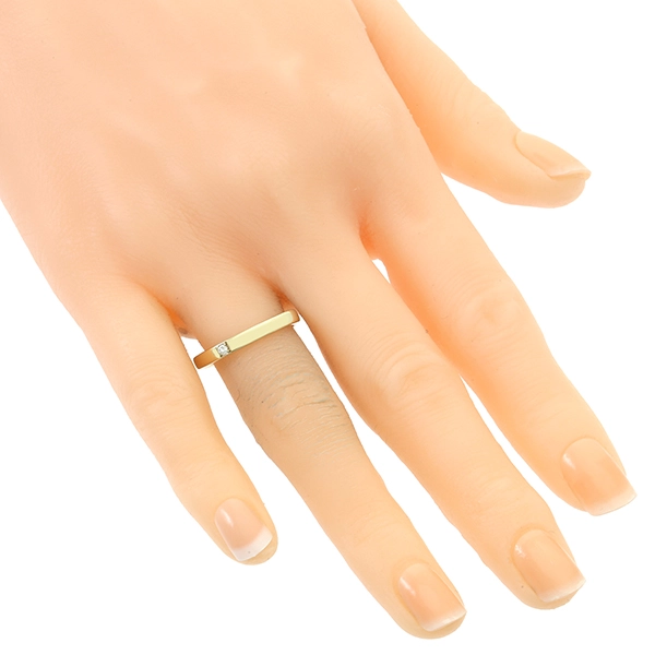 Diamantring, 14K, Gelbgold, Brillant