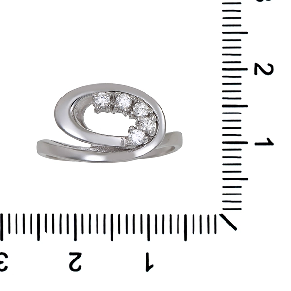 Diamantring, 14K, Gelb-/Weißgold rhodiniert, Brillanten 0,20 ct
