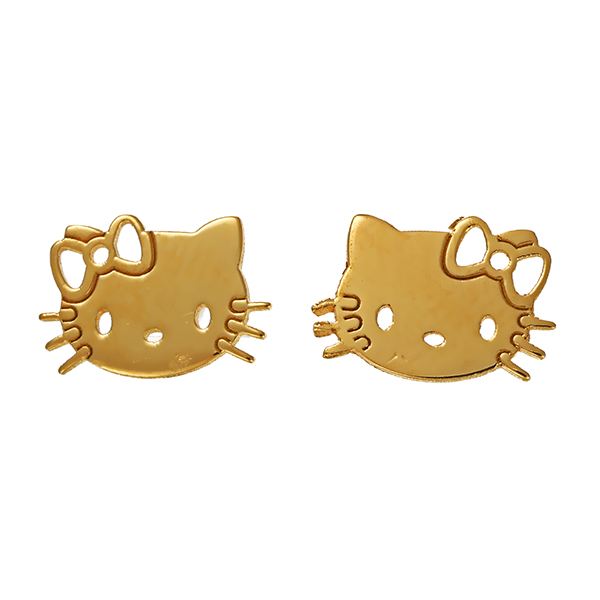 Ohrstecker, 18K, Gelbgold