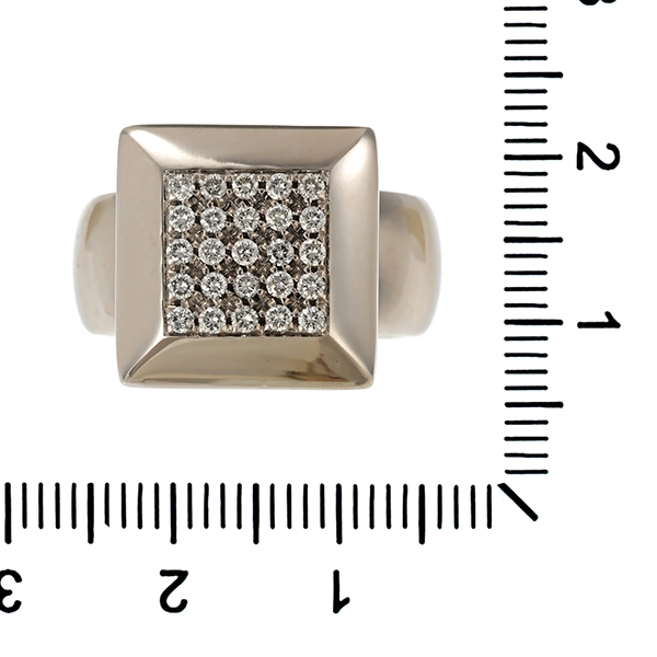 Diamantring, 18K, Weißgold, Brillanten 0,33 ct