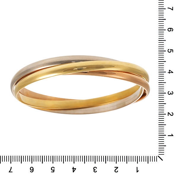 Armreif, 18K, Rot-/Gelb-/Weißgold, Cartier Trinity
