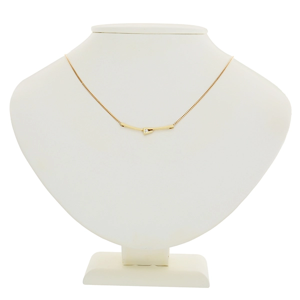 Collier, 14K, Gelbgold, Brillant