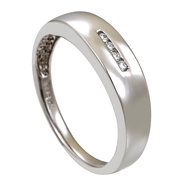 Diamantring, 14K, Weißgold, Brillanten