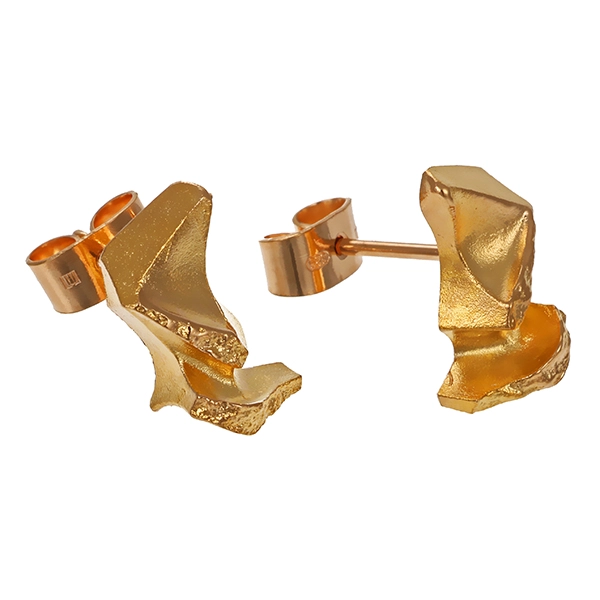 Ohrstecker, 14K, Gelbgold
