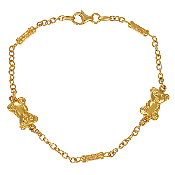 Armband, 18K, Gelbgold, Anker-