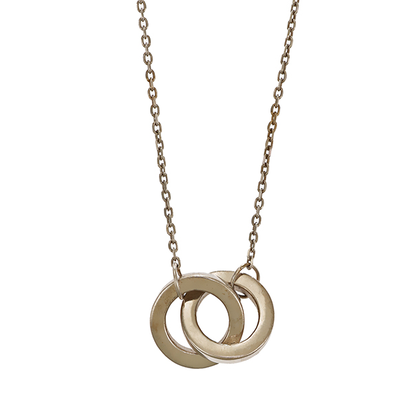 Collierkette, 14K, Weißgold