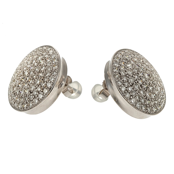 Ohrstecker, 18K, Weißgold, Brillanten 2,72 ct