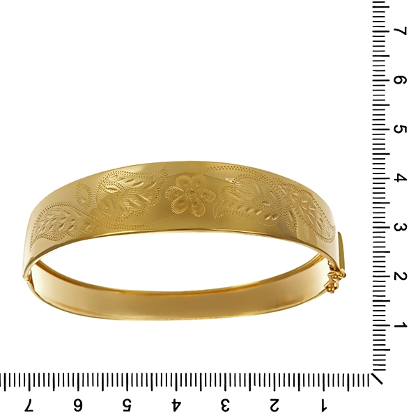 Armreif, 14K, Gelbgold