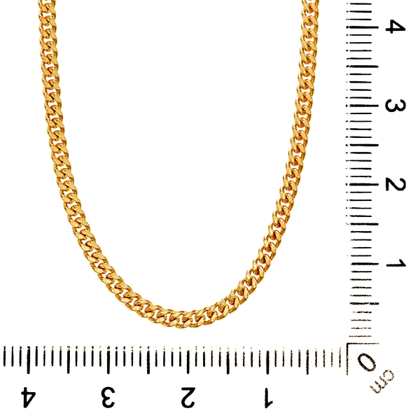 Kette, 8K, Gelbgold, Panzer-