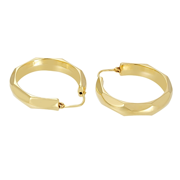 Creolen, 14K, Gelbgold