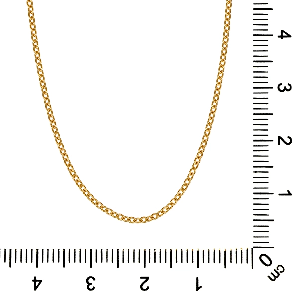 Collierkette, 14K, Gelbgold