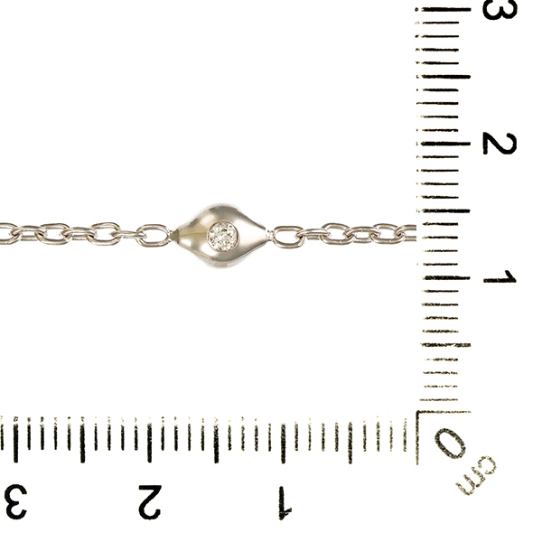 Armband, 18K, Weißgold, Brillanten