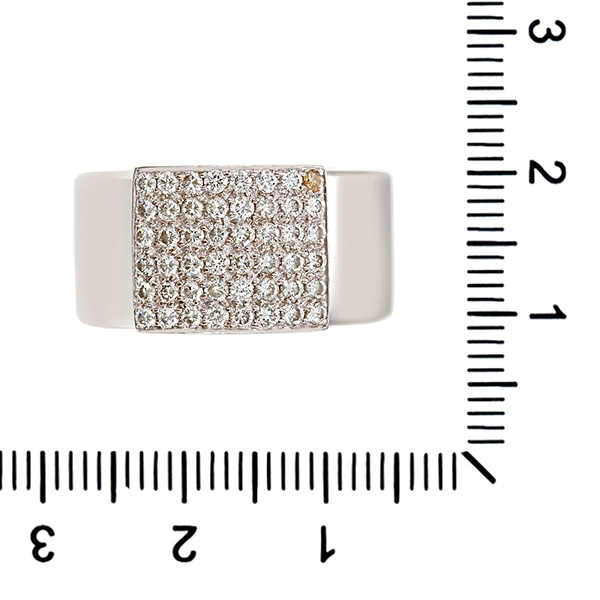 Diamantring, 18K, Weißgold, Brillanten 1,00 ct