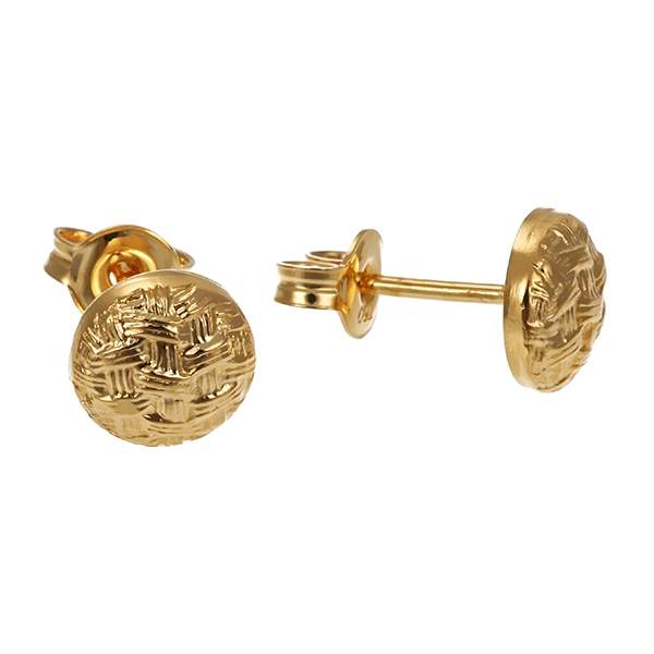 Ohrstecker, 18K, Gelbgold