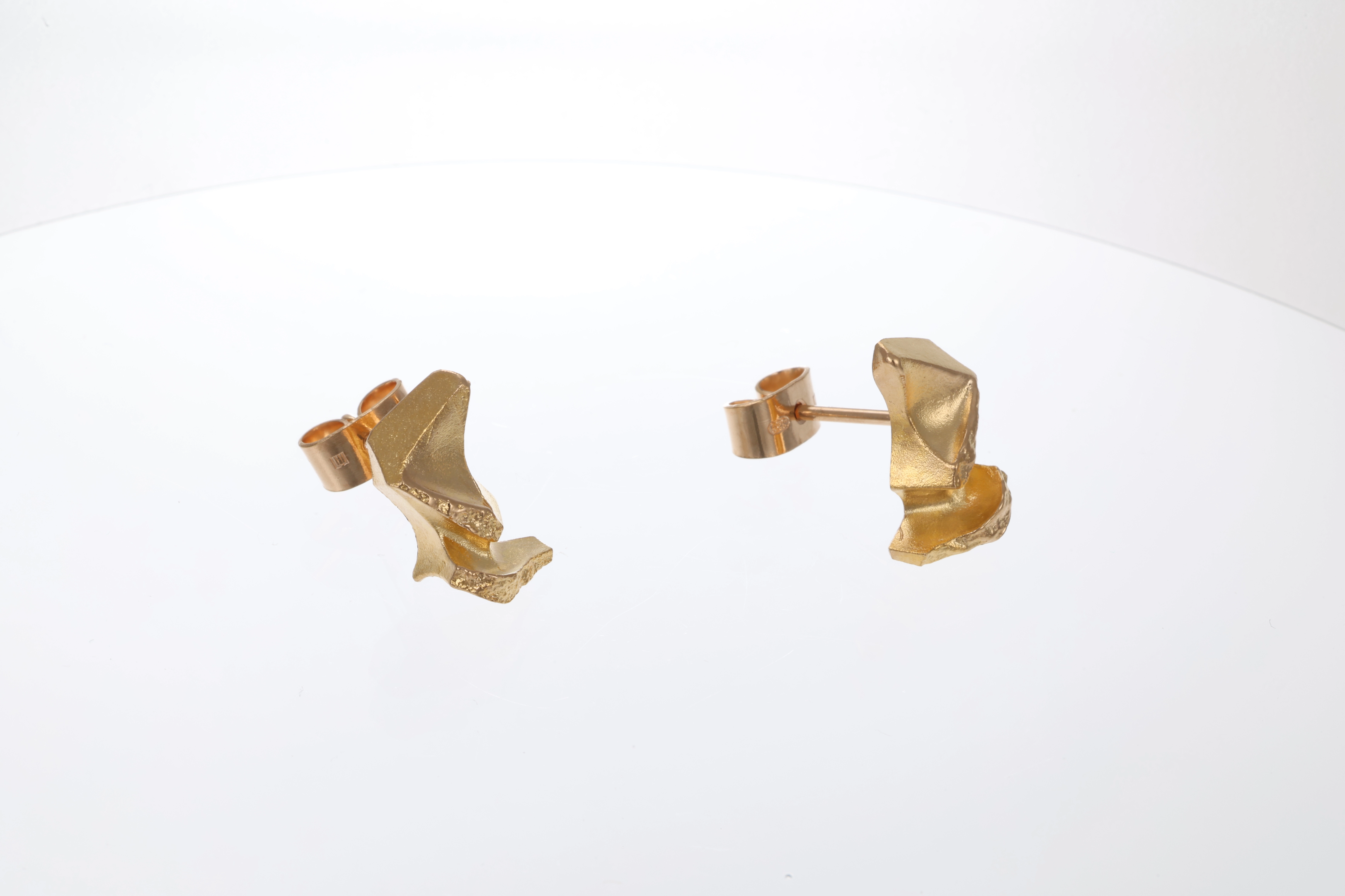 Ohrstecker, 14K, Gelbgold