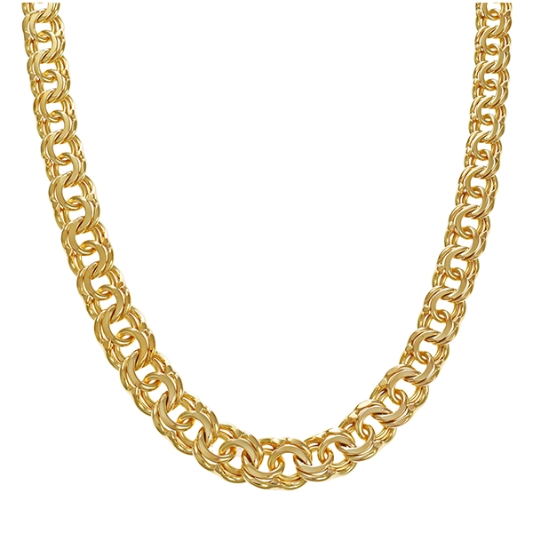 Collier, 8K, Gelbgold, Garibaldi