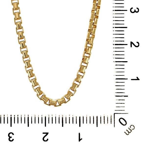 Kette, 14K, Gelbgold, Venezianer