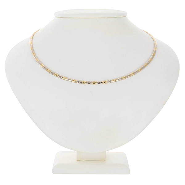 Collier, 14K, Gelb-/Weißgold