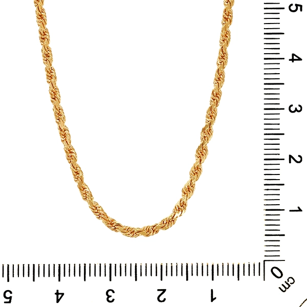 Kette, 18K, Gelbgold, Kordel-