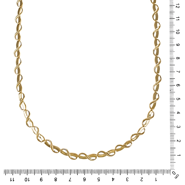 Collier, 14K, Gelb-/Weißgold