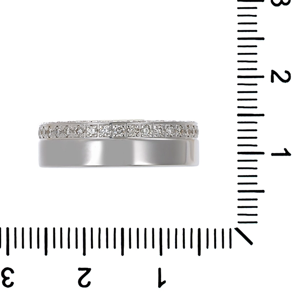 Ring, 14K, Weißgold, Brillanten, U53