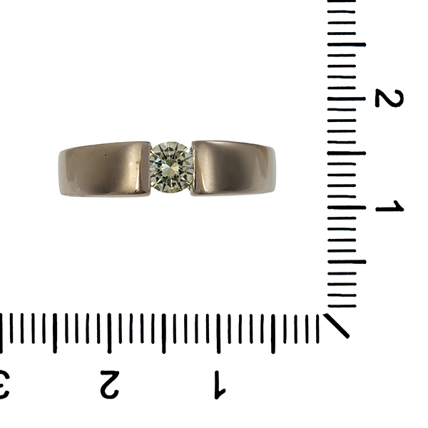 Diamantring, 14K, Weißgold, Brillant 0,30 ct