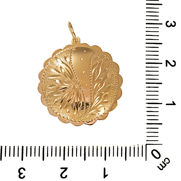 Anhänger, 14K, Gelbgold