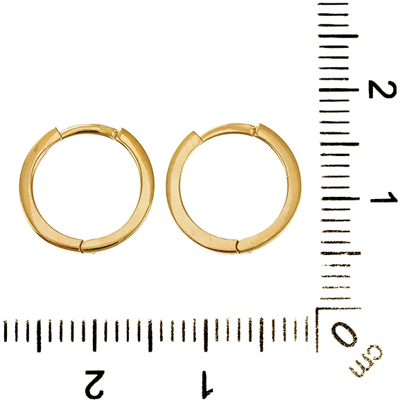 Creolen, 14K, Gelbgold