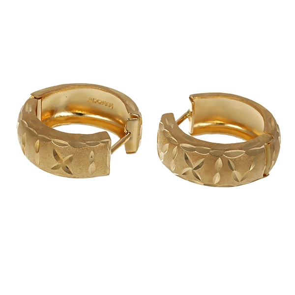 Creolen, 14K, Gelbgold