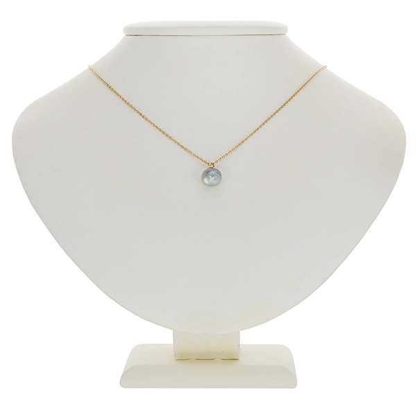 Collier, 14K, Gelbgold, Zuchtperle