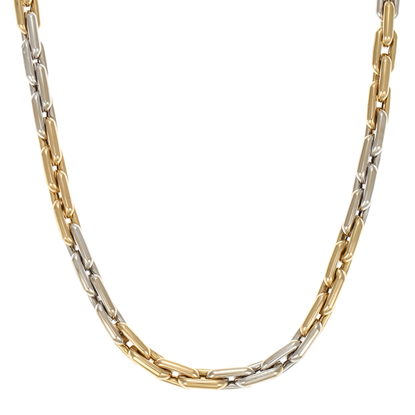 Collier, 14K, Gelb-/Weißgold