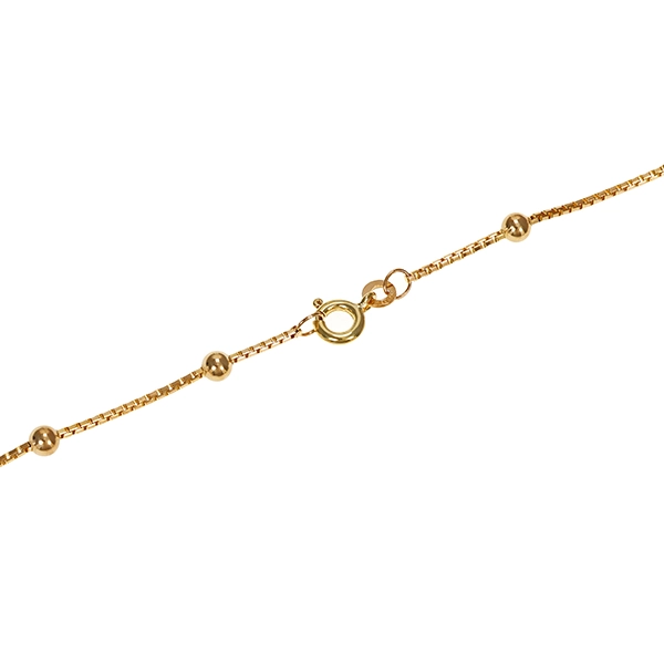Collierkette, 8K, Gelbgold, Kugeln