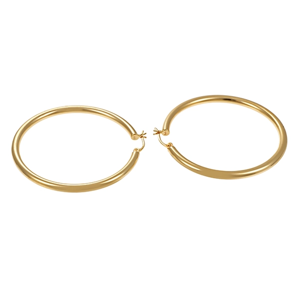 Ohrschmuck, 14K, Gelbgold, Creolen