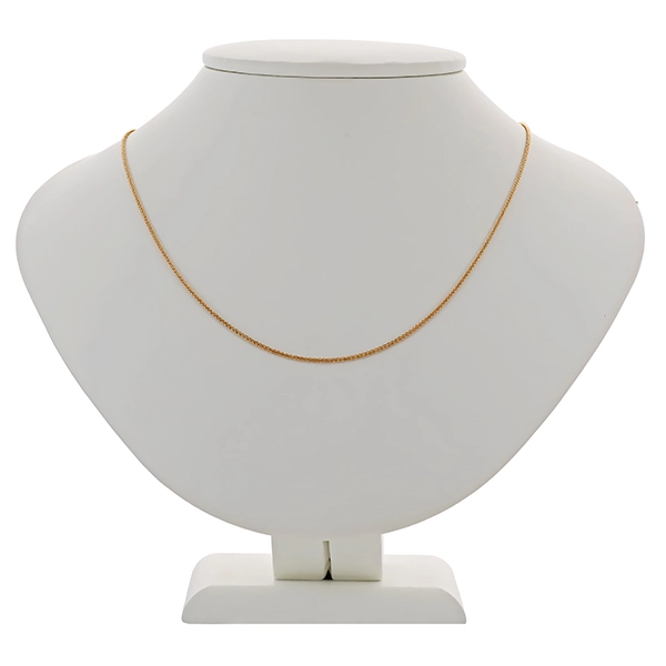 Collierkette, 14K, Gelbgold, Fuchsschwanz-