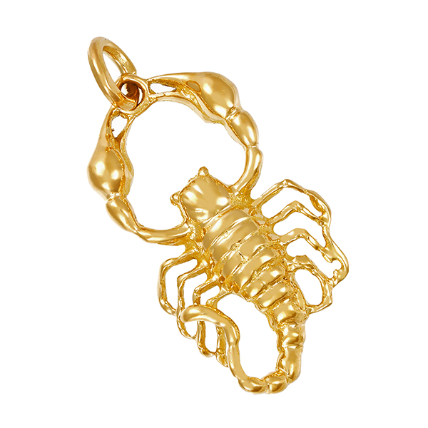 Anhänger, 18K, Gelbgold, Skorpion