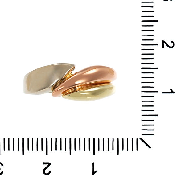 Ring, 14K, Rot-/Gelb-/Weißgold