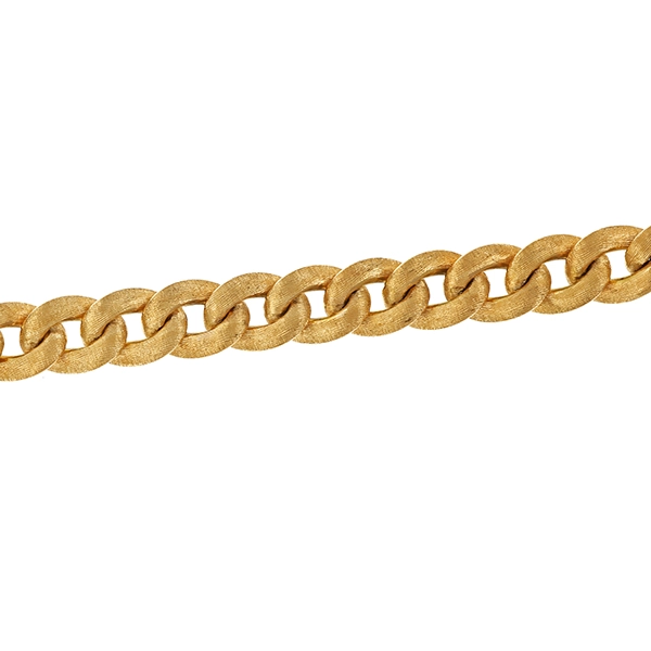 Armband, 14K, Gelbgold, Flachpanzer