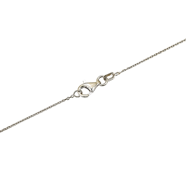 Collier, 14K, Weißgold, Brillant