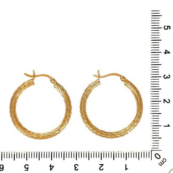 Creolen, 14K, Gelbgold