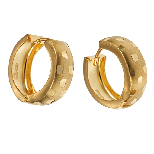 Creolen, 14K, Gelbgold