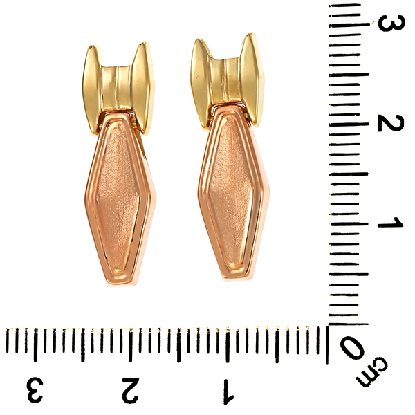 Steckhänger, 14K, Gelb-/Rotgold