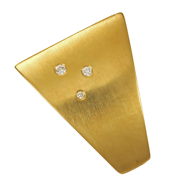 Anhänger, 14K, Gelbgold, Brillant