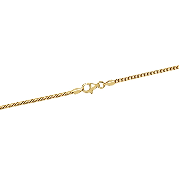 Goldkette, 14K, Gelbgold, Schlangen-