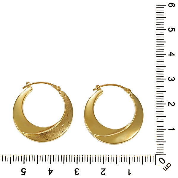 Creolen, 8K, Gelbgold