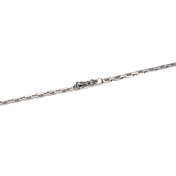 Collier, 14K, Weißgold, Diamanten, Brillanten